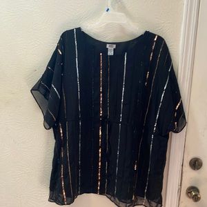 Soft Polyester Lining Black top